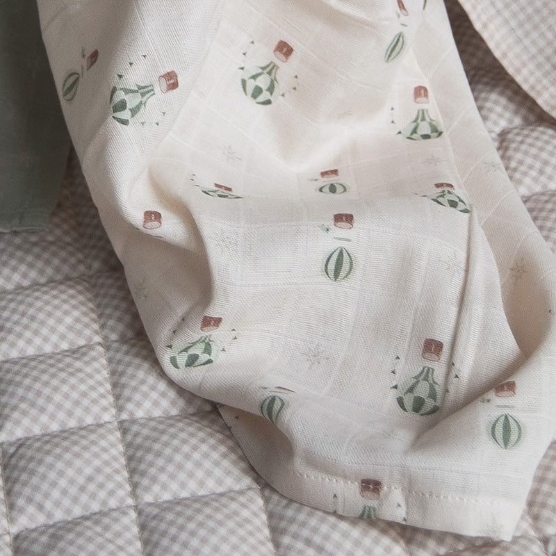 Hot Air Balloon Muslin Swaddle